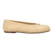 Maison Margiela Nya Tabi Ballerina Skor Beige, Dam