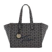 Emporio Armani Charm Jacquard Monogram Väska med Justerbar Rem Multico...