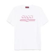 Gucci Vita Crew Neck T-shirts och Polos White, Dam