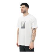 Armani Exchange Vit Grafiskt Tryck Kortärmad T-shirt White, Herr