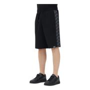 Emporio Armani EA7 Sportiga Svarta Shorts Vår Sommar Black, Herr