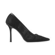 Jimmy Choo Svarta Läder Stilettklackskor Black, Dam