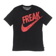 Nike Giannis Freak Print NBA Dri Fit T-Shirt Black, Herr