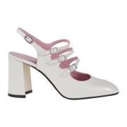 Carel Vita Mary Jane Pumps White, Dam