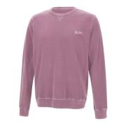 Woolrich Mauve Rosa Bomullsweatshirt Pink, Herr