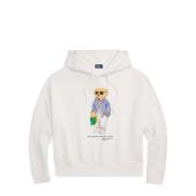 Polo Ralph Lauren Vit Sweatshirt Komfort Stil Ss25 White, Dam