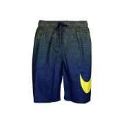 Nike Polyester Badshorts med Andningsbar Mesh Blue, Herr