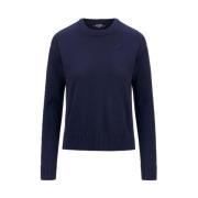 K-Way Stiliga Sweatshirts och Hoodies Blue, Dam