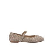 ALMA EN PENA Ballerina studs Beige, Dam