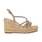 ALMA EN PENA Kilremsor strass Beige, Dam