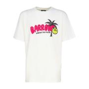 BARROW Italiensk Logotyp Bomull T-shirt White, Herr