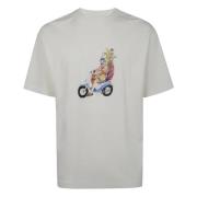 Drole de Monsieur Golfer T-shirt i stiligt design White, Herr