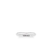 Versace Tvåfinger ring Gray, Unisex