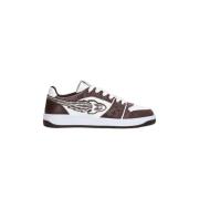 Enterprise Japan Pelle Sneaker Brown, Herr