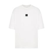 Armani Exchange T-shirt med Logotryck Kortärmad White, Herr