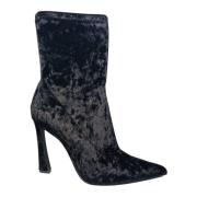 Steve Madden Sammet Stövlar och Booties Black, Dam