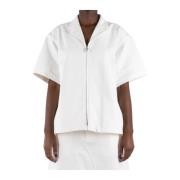 Jil Sander Vit Bomullsjacka White, Dam