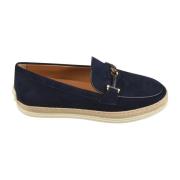 Tod's Platta skor för kvinnor Blue, Dam