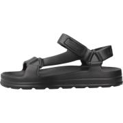 Lemon Jelly Platta Sandaler med Remmar Black, Dam