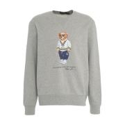 Polo Ralph Lauren Grå Sweatshirt Ss25 Stiligt Avslappnat Look Gray, He...