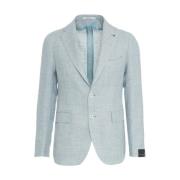 Tagliatore Herrkläder Blazer Blå Ss25 Blue, Herr