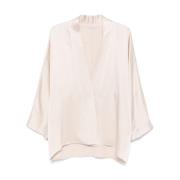 Antonelli Firenze Blush Pink Bältes Skjorta Pink, Dam