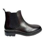 Marco Ferretti Läder Slip-On Ankelboots Black, Herr