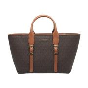 Michael Kors Brun Handväska Moore Tote Väska Brown, Dam