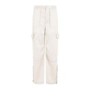 Acne Studios Beige Cargo Byxor Stilren Funktionell Beige, Herr