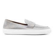 Fratelli Rossetti Klassiska Läderloafers Gray, Herr