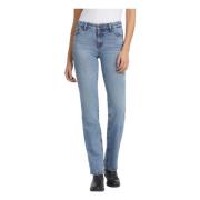 Guess Ekologiska bomulls straight leg jeans Blue, Dam