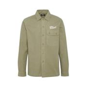 Barbour Grön Bomull Overshirt Steve McQueen Signatur Green, Herr