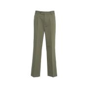 Paolo Pecora Gröna Chinos med Elastisk Midja Green, Herr