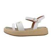 Tommy Hilfiger Erika Platta Sandaler White, Dam