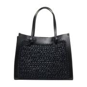 Gianni Chiarini Svart Shopper Väska Marcella Elegans Black, Dam