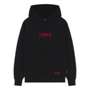 Propaganda Crown Hoodie Bomullsweatshirt Black, Herr