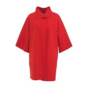 Harris Wharf London Orange Kimono Ullrock Aw24 Red, Dam