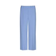 Marie Méro Lavendelblå Wide Leg Byxor Blue, Dam