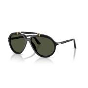 Persol Stiliga solglasögonssamling Black, Unisex