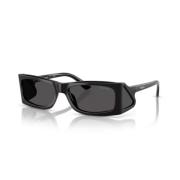 Prada Stiliga Svarta Solglasögon Black, Unisex