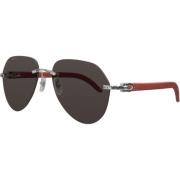 Cartier Stilfull Ct0007Cs Klocka Brown, Unisex