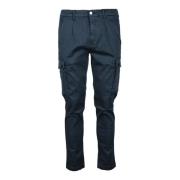 Replay Cargo Stretch Byxor med Fickor Blue, Herr