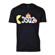 Dsquared2 Bomull T-shirt Black, Herr