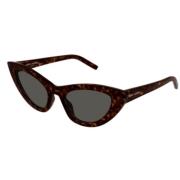 Saint Laurent Lily Solglasögon Brown, Unisex