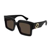 Gucci Stiliga solglasögon för vardagsbruk Black, Unisex