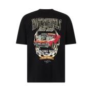 VISION OF SUPER Bomull T-shirt Black, Herr