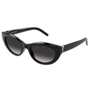 Saint Laurent Klassisk Svart Läder Axelväska Black, Unisex