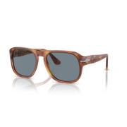 Persol Klassiska Solglasögon Svart Brown, Unisex