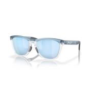 Oakley Sportiga solglasögon för utomhusaktiviteter Blue, Unisex