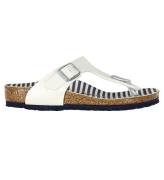 Birkenstock Sandaler - Gizeh - Nautical Stripes White